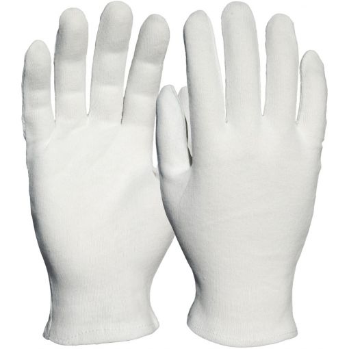 Rokavice iz tekstila ženske/moške, Trikot beljen | Bombažne rokavice