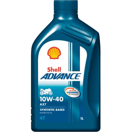 Motorno olje Shell Advance 4T AX7 10W-40 | Olja za motorna kolesa